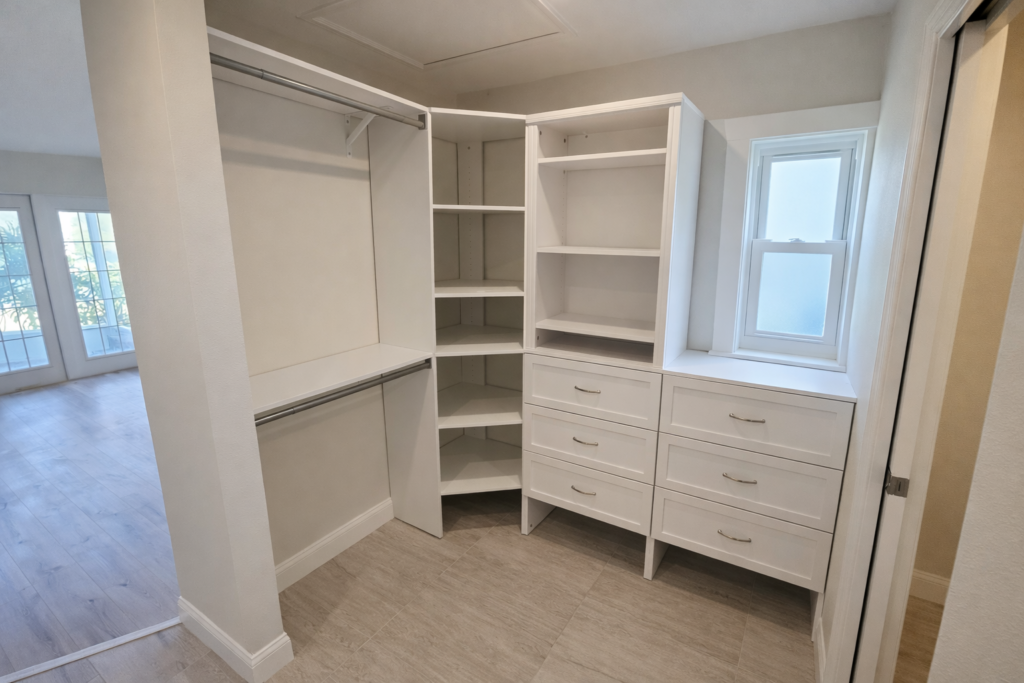 b&s closet organizer